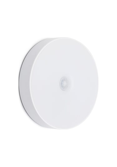 Hareket Sensörlü Led Gece Lambası Usb İnsan Vücudu İndüksiyon Yuvarlak Gece Lambası Manyetik Çocuk Lambası Yatak Başucu Gardırop Merdiven Dolap Beyaz