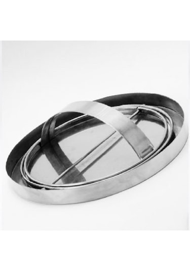 Sones Gömülü Tip Paslanmaz Çelik Salıncak Kapağı Kapaklı Mutfak Tezgahı Çöp Kutusu Kapağı Kapağı, Boyut: Yuvarlak Çizim 20cm Çap Gümüş