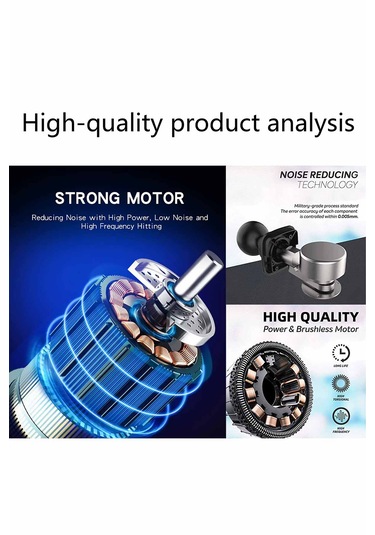 Unıden X-pro 4 Masaj Tabancası Sessiz Ultra Güçlü Dokunmatik Led Gri