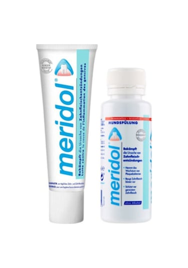 Meridol Hassas Diş Eti Bakımı Diş Macunu 75 ML + Gargara 100 ML