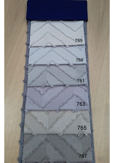 As Perde Sakallı Fon Perde Çok Renkli