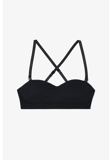 My First Bra Seamless Strapless Padded Siyah Sütyen