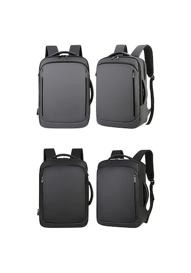 Didadodo Sırt Çantası - 20l, 15.6 Bilgisayar, Su Geçirmez, Siyah, Pratik Tasarım Siyah