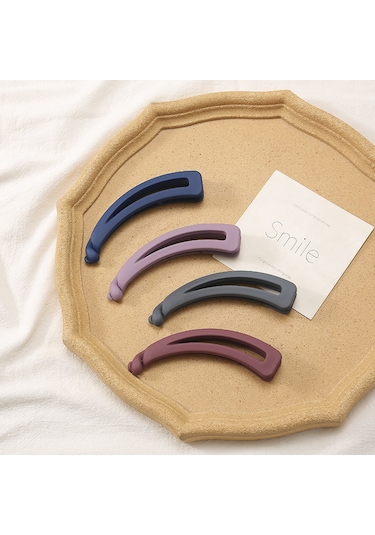 Samdoo Kadınlar İçin Saç Tutanı, Basit Stiliyle Saç Toplama Klasik Toka, Dayanıklı Ve Hafif Materyal, Ev Dışında Kullanıma Uygun, 6 Fıstık Rengi