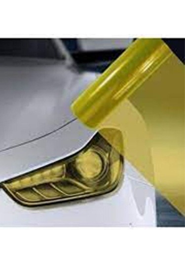 Far Stop Filmi Far Folyosu Sarı Far Çizik Çizilme Engelleyici Folyo 100cm X 30cm