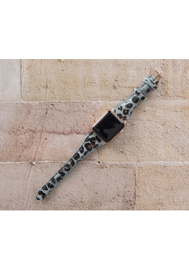 Apple Watch Uyumlu Deri Kordon 42-44-45mm Slim Leo56n