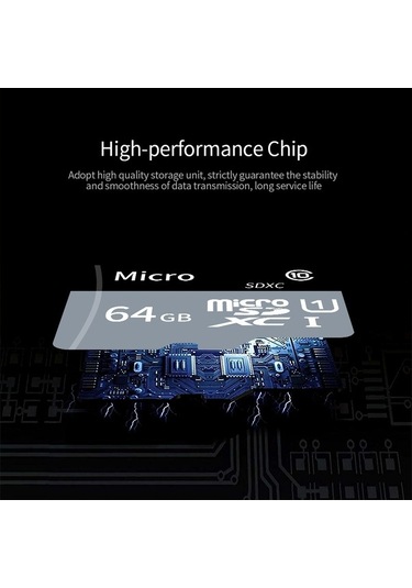 Supermarket1 Yüksek Hızlı 512gb Micro Sd Kart - U1 C10, Kamera Ve Telefonlar İçin Dayanıklı Hafıza Kartı