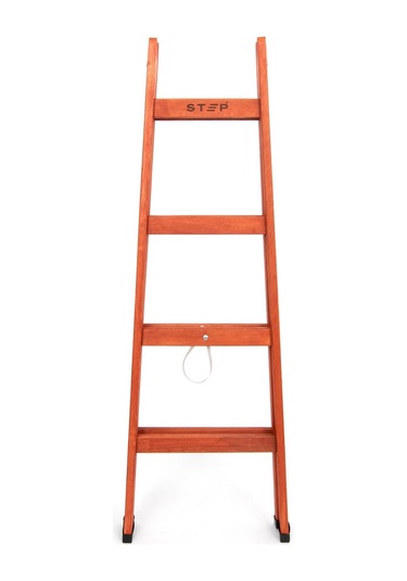 Step 4 Basamaklı Çift Çıkışlı Ahşap Merdiven Yükseklik 1.40 M