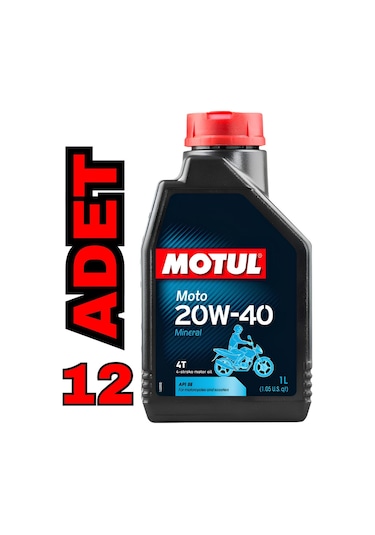 Moto 20w40 1 Litre 12 Adet
