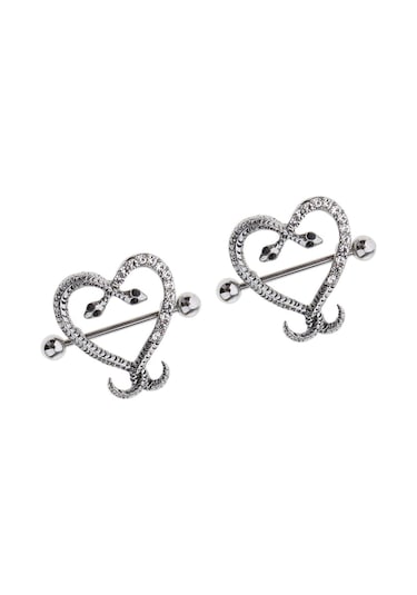 Homyl 1 Çift Göğüs Kalkanı İkiz Yılan Beyaz Beyaz