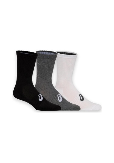 Asics 155204 3ppk Crew Çorap Çok Renkli Unisex Çorap Çok Renkli