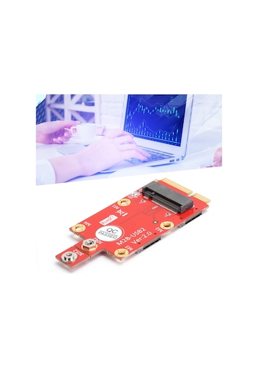 Yaleker M.2 Anahtarı B 3042/3052 Mini Pcı-e Dönüştürücü, Çift Nano Sım Kart Okuyucu, Usb 2.0 Destekli, M2 Vida Ve Tornavida İçerir