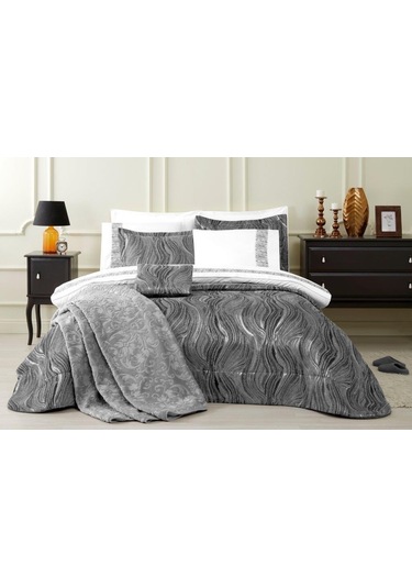 Özdilek Çift Kişilik 11 Parça Çeyiz Seti Novella Antrasit