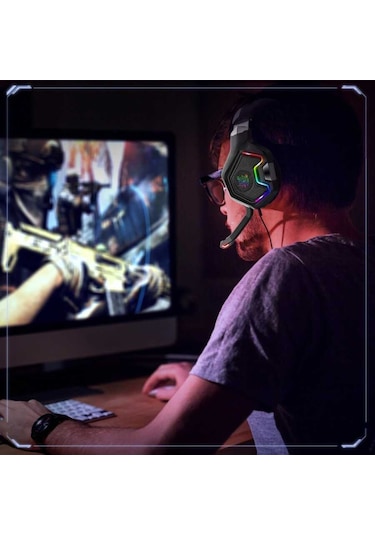 Onikuma K10 Pro RGB Kulak Üstü Oyuncu Kulaklığı