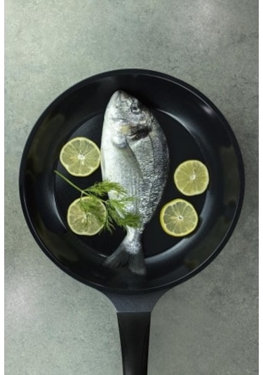 Primanova Bordain Alüminyum Kızartma Tavası 24 CM Kırmızı