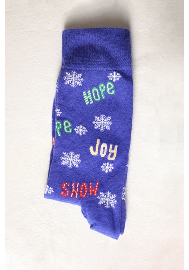 Christmas Joy&snow Çoraplı Hediye Seti Lacivert 400 Cc Renkli