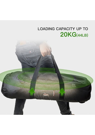 Feelnature Outdoors-75x26x26cm Açık Bagaj Çanta Çadır Saklama Çantası Yürüyüş Kamp,siyah Diğer