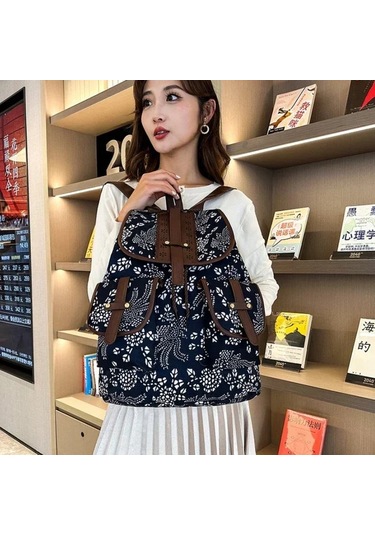 Yeni Satış Çiçek Oxford Kadın Sırt Çantası 2024 Yüksek Kaliteli Çok Renkli