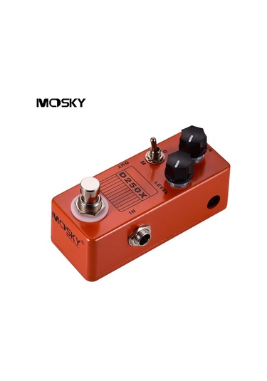 Yaozixa Gitar Overdrive Preamp Pedalı D250x - 2 Model D/m Seçenekli, Gaın Ve Level Kontrolleri, True Bypass, Tam Metal Kasa