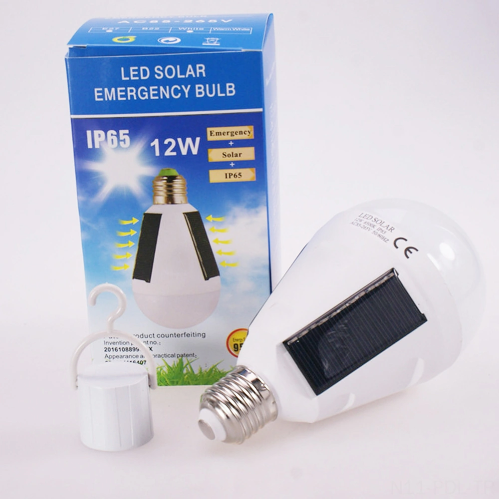 Padalink Güneş Enerjili 12w Led Feneri, 6500k Soğuk Beyaz, Tekli Pil Li-ion, Ev/manzaralı/acil Aydınlatma, Taşınabilir, Kablosuz, E27 Bağlantı Tipi