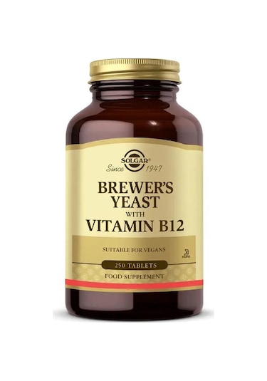 Solgar Brewer's Yeast With Vitamin B12 250 Tablet