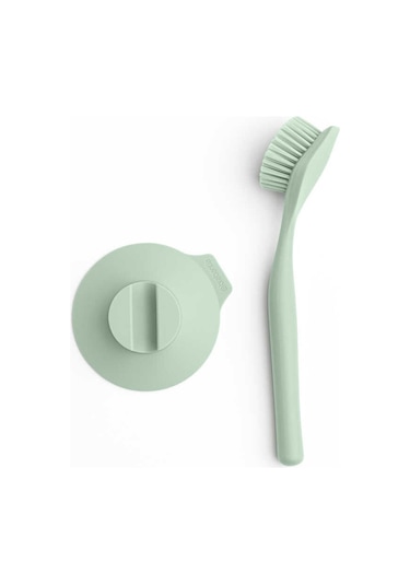 Brabantia Jade Green Bulaşık Fırçası Ve Tutacağı Siyah
