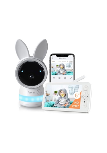 Arentı Video Bebek Monitörü, 2k Ultra Hd Wifi Kameralı Ses Monitörü