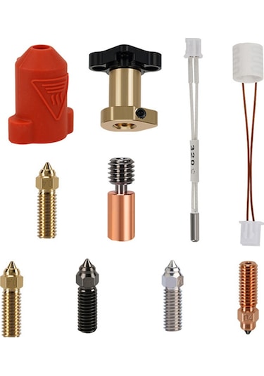 Nayomiglow Creality K1/k1max Hotend Kiti Seramik Isı Bloğu Bi-metal Isı Kesme Ekstruder Nozulu Creality Termistör Isıtıcı İçin