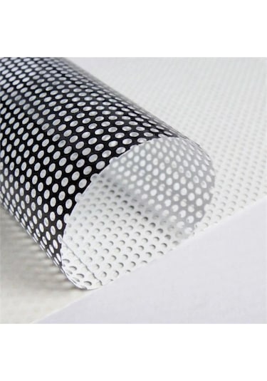 One Way Vision Delikli Folyo Cam Filmi 48 X 1 Metre