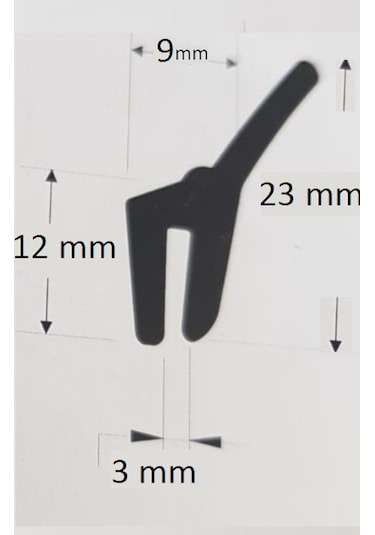 Ön Cam Dis Panel Mühür Fitili / Ön Kaput Su Engelleyici Fitil 433705963