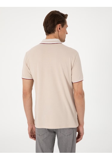 Pierre Cardin Erkek Bej Tişört 50310203-vr011 Bej