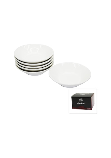 Ckr-4144 6 Parça Porselen Çay Tabak 4741 Altın - Metalik