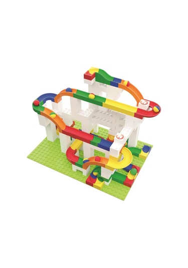 Hubelino Marble Run Misket Kaydırağı Genişletme Yapım Seti 12 Parça 420640