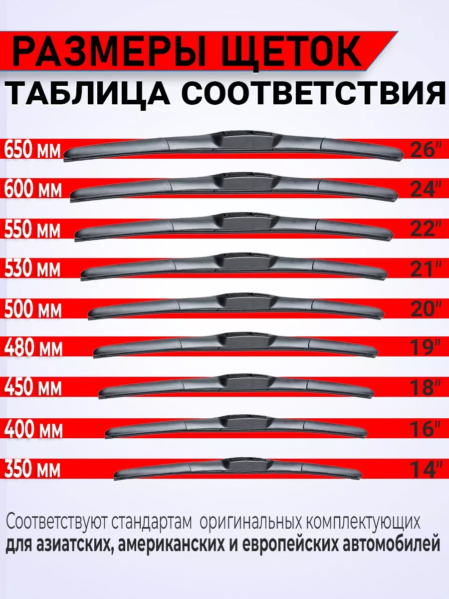 Rıch Car Otomobil Sileceği Hibrit Fırça 450 Mm 256157619