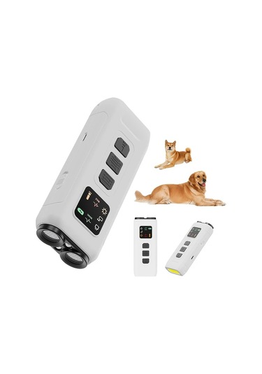 Willowhaven Beyaz Ultimate Dog Trainer: 3x Sonic, 33ft Menzil, Şarj Edilebilir İnsancıl Havlama Kontrol Cihazı