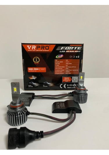 Forte Hb4 9006 Led Far Ampulü 60w4 18bin Lümen 12-24v Uyumlu