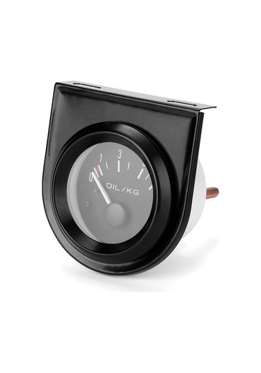 Besthome1 12v Genel Araç Yağ Basınç Göstergesi 0-7kg, Sensörlü Pm Yapı, 52mm Modifikasyon Gereci