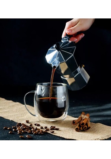 Perfecto Lınea Çift Tabanlı Cam Kahve Ve Çay Kupası 250 Ml 197210973 Beyaz