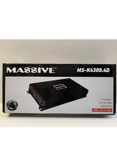 Ms-k4300.4d 4 Kanallı Amfi 4 Ohm 4x300 Wat Rms
