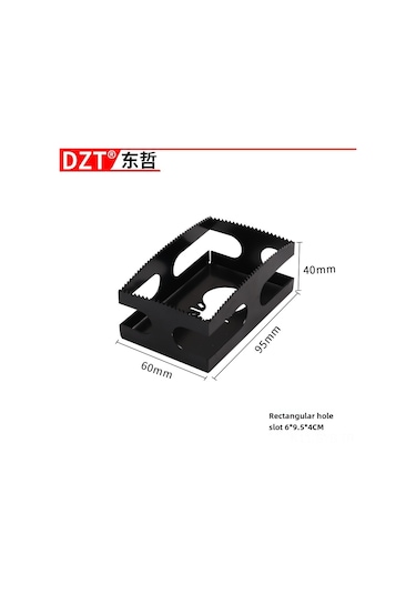 Symbee Ahşap İşleri İçin Dikdörtgen Delik Açıcı: Elektrikli Takım Aksesuarı, Verimli Kesim, Dayanıklı Konstruksiyon Siyah, 88927