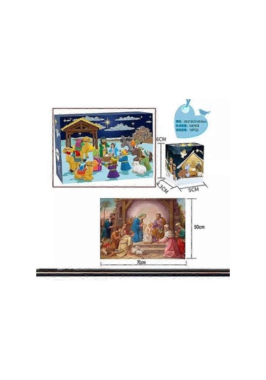 2025 Noel Kör Kutusu Geri Sayım Takvimi Bulmaca Noel Advent Takvimi Hediyesi Noel Hediyesi