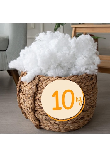 10 KG Boncuk Elyaf Yastık Yorgan Oyuncak Malzemesi
