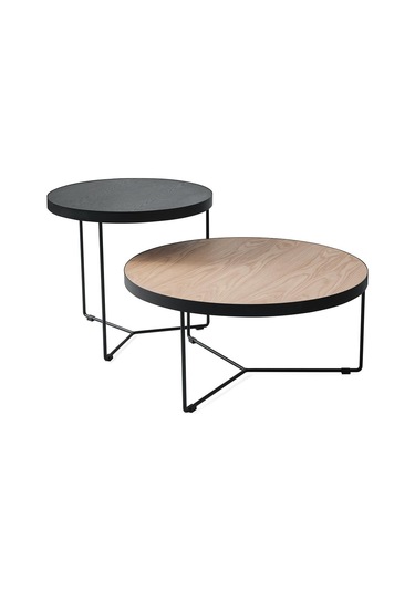 Orta Sehpa No:269 Yuvarlak Orta Sehpa Mdf Metal Rehome