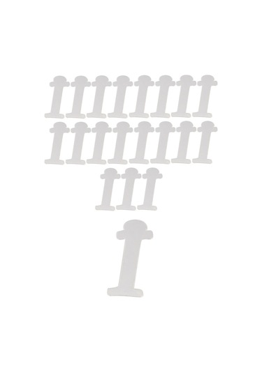 Kına Atölyesi 20 Ad Karışık Pleksi Harfleri 4Cm Gümüş