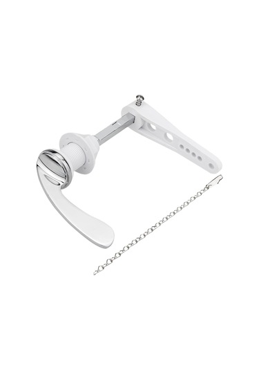 Suntek Tuvalet Tank Anahtarı Ergonomik Saplı Banyo Lavabo Beyaz