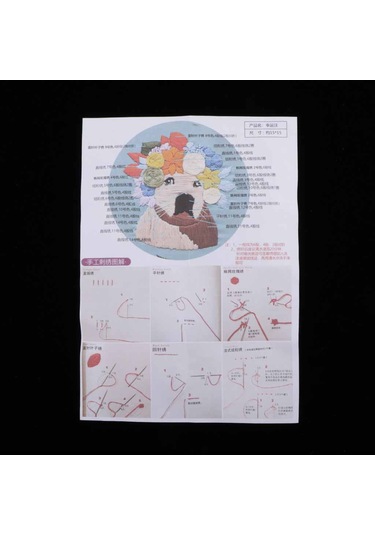 Dolıty Nakış Başlangıç Kiti Köpekler Çember Ile Çapraz H