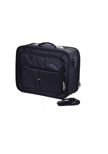 Çantaland Lüx Kasalı Siyah Pilot, Evrak, Laptop, Notebook Çantası ((462599903) Siyah