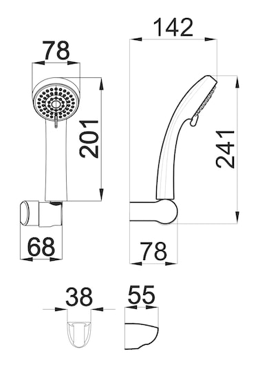 Kale 310201200147 Verde 3 Çıkışlı Ankastre Set Krom