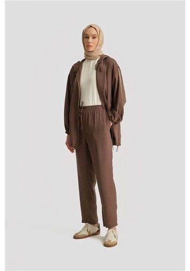 Armine Modal Havuç Pantolon 25yd4240-2 Kahverengi Kahverengi