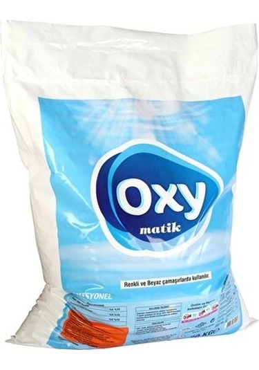 Oxy Matik Beyazlar Ve Renkliler İçin Toz Deterjan 20 Kg